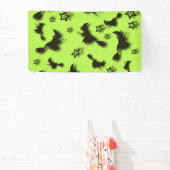 Flying witch among stars at Halloween night 3D Spandoek (Insitu)