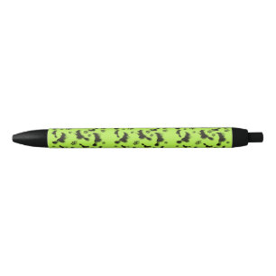 Flying witch among stars at Halloween night 3D Zwarte Inkt Pen