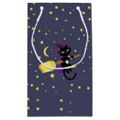 Flying Witch Cat Klein Cadeauzakje (Achterkant)