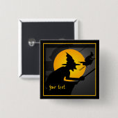 Flying Witch Custom Button (Voorkant /achterkant)