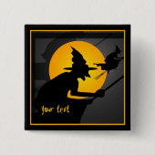 Flying Witch Custom Button (Voorkant)