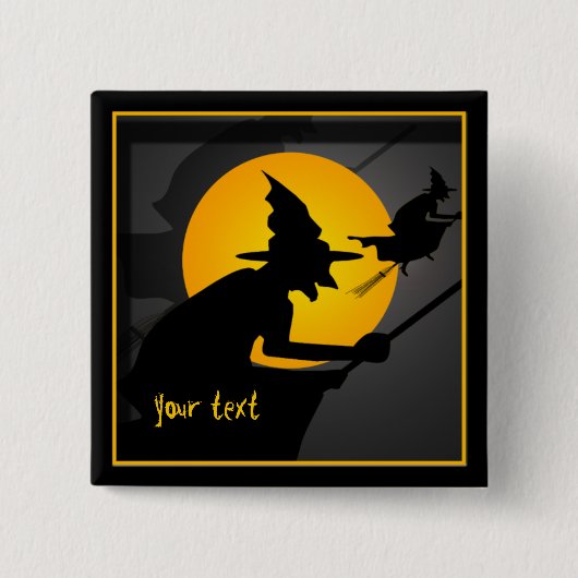 Flying Witch Custom Button (Voorkant)