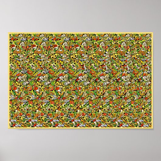 Flying Witch en haar Cat - Verborgen 3D print (Voorkant)