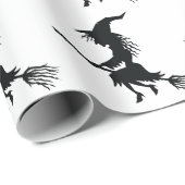 Flying Witch Halloween Cadeaupapier (Rol Hoek)