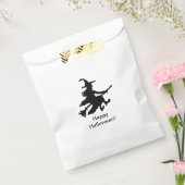 Flying Witch - Happy Halloween - Favor Bag Bedankzakje (Gezegeld)
