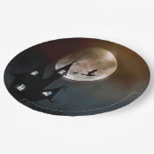 Flying Witch Happy Halloween Paper Bord (Gekanteld)