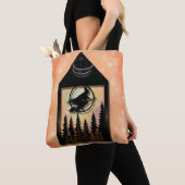 Flying Witch Lantern Tote Bag (Dichtbij)