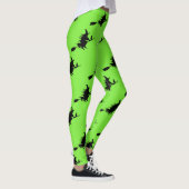 Flying Witch Lime Green Leggings (Rechts)