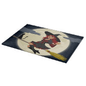 Flying Witch met Black Cat and The Moon Snijplank (Hoek)
