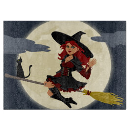 Flying Witch met Black Cat and The Moon Snijplank