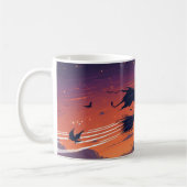 Flying Witch Mug | Classic Halloween Coffee Cup Koffiemok (Links)