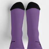 Flying Witch on Purple - Happy Halloween -  Socks Sokken (Top)