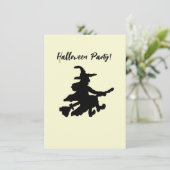 Flying Witch on Yellow Kaart (Staand voorkant)
