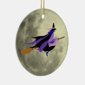 Flying Witch-Ornament Keramisch Ornament (Rechts)