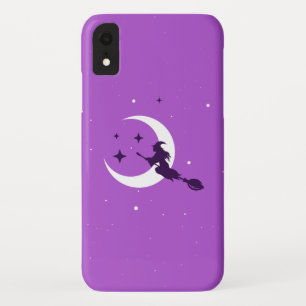 Flying Witch Phone Case/Paars Case-Mate iPhone Case
