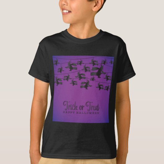 Flying witch string t-shirt (Voorkant)
