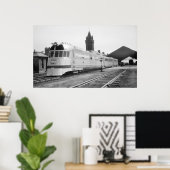 Flying Yankee in Portland, ME Union Station 1937 Poster (Thuiskantoor)