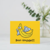Flying Yellow Banana Briefkaart (Staand voorkant)