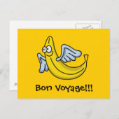 Flying Yellow Banana Briefkaart (Voorkant / Achterkant)