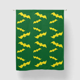 Flying Yellow Halloween Bats