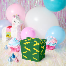 Flying Yellow Halloween Bats Bedankdoosjes