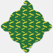 Flying Yellow Halloween Bats Bedankdoosjes (Ongevouwen)