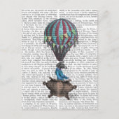 Flying Zebra Briefkaart (Voorkant)