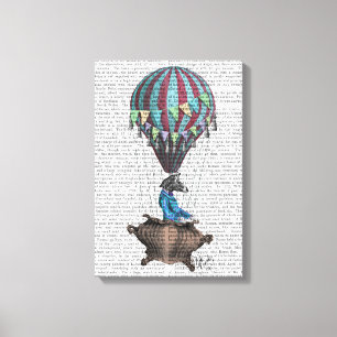 Flying Zebra Canvas Afdruk