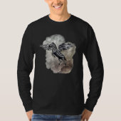 Flying Zebra in Storm Clouds T-shirt (Voorkant)