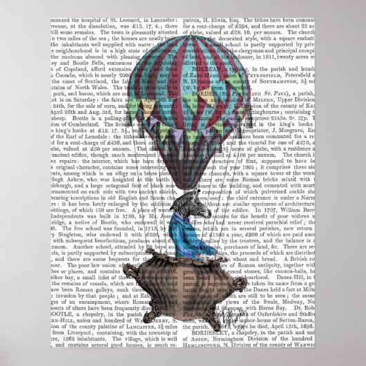 Flying Zebra Poster (Voorkant)