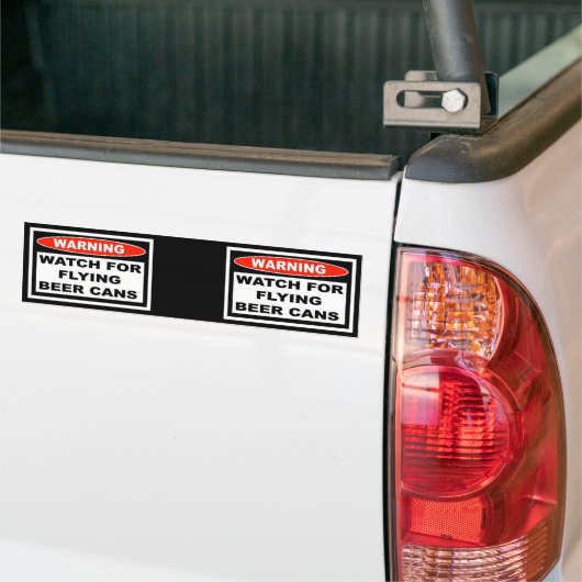 FlyingBeerCans, FlyingBeerCans Bumpersticker (Op Truck)