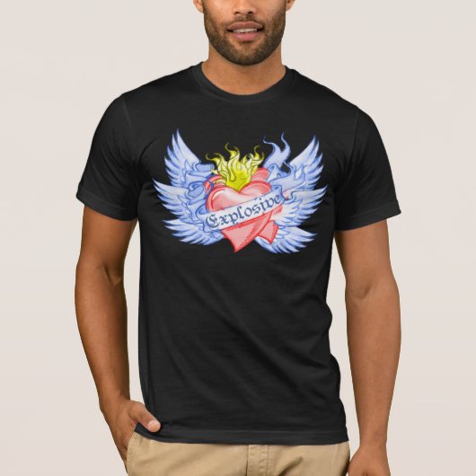 FLYINGHEART T-SHIRT (Voorkant)