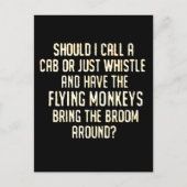 flyingmonkeyfluitje briefkaart (Voorkant)