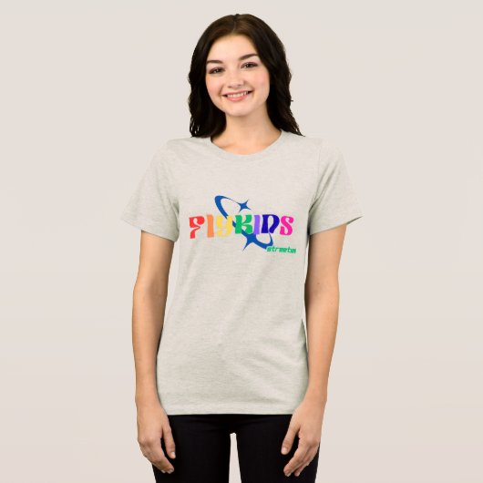 FLYK1DS Tri-Blend SHIRT (Voorkant volledig)