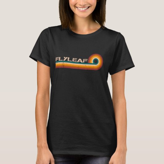 Flyleaf Retro Stripes Muzikant Vintage T-shirt (Voorkant)