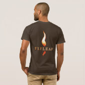Flyleaf t-shirt - bruin (Achterkant volledig)