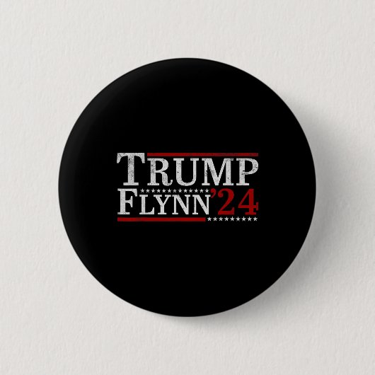 Flynn 2024 Vice President Take American Back Manne Ronde Button 5,7 Cm (Voorkant)