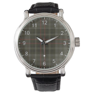 Flynn Clan Tartan Horloge