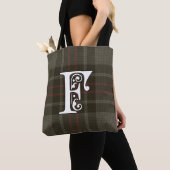 Flynn Clan Tartan Monogram Tote Bag (Dichtbij)