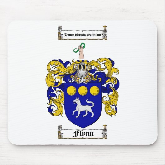 FLYNN FAMILY CREST - FLYNN COAT VAN WAPENS MUISMAT (Voorkant)