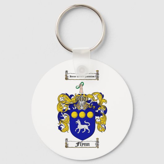 FLYNN FAMILY CREST - FLYNN COAT VAN WAPENS SLEUTELHANGER (Voorkant)