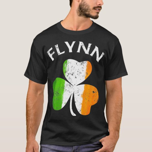 Flynn Ierse familienaam T-shirt (Voorkant)