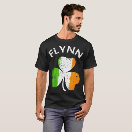 Flynn Ierse familienaam T-shirt (Voorkant volledig)
