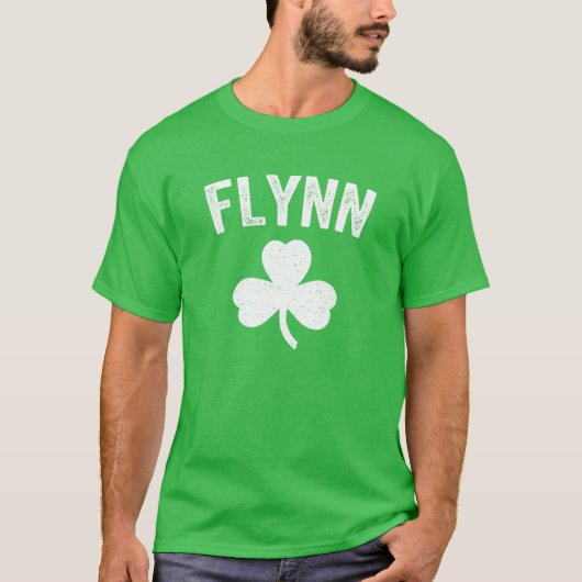 Flynn Irish Family Reunion Name St. Patrick's Day T-shirt (Voorkant)