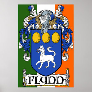 Flynn Poster Coat of Arms Print