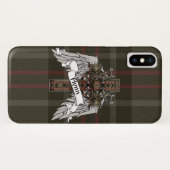 Flynn Tartan Cross Case-Mate iPhone Case (Achterkant (horizontaal))