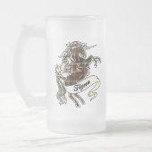 Flynn Tartan Unicorn Matglas Bierpul (Links)