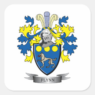 Flynn wapenstilstand vierkante sticker