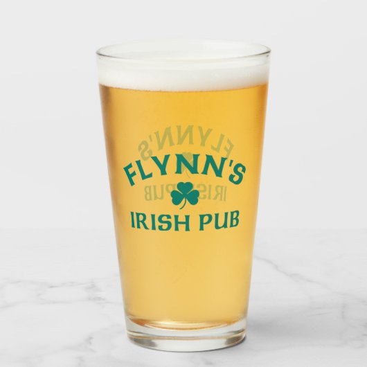 Flynn's Ierse Pub Glas (Voorkant gevuld)