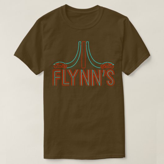 Flynns Place Tron jaren 80 T-shirt (Design voorkant)
